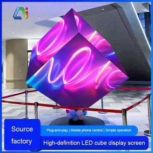 Letrero LED Personalizado para DJ al Aire Libre, Cubo Electrónico para Publicidad en Tiendas, Pantalla LED RGB 4K <span class=keywords><strong>de</strong></span> Forma Especial P2.5 para Comercios - Product Image 5