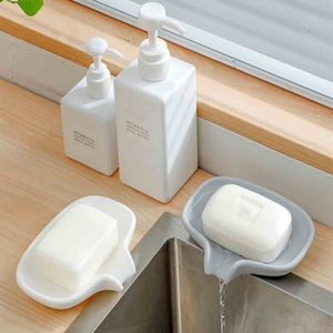 14.5x 11cm Sink Caddy Organizer for Self Draining Soap Dish Self Draining Waterfall Drying Tray Silicone Soap Dish for Bar - Product Image 6