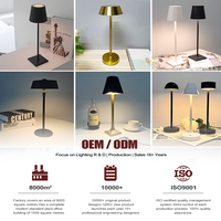 Veilleuse décorative rechargeable pour table de restaurant et bar de chevet Lampe de table à chargement sans fil