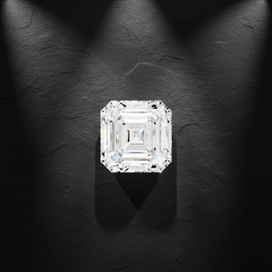 Diamanti Sintetici IGI Certificati 18ct CVD/HTPT Taglio Asscher Colore D Purezza VVS per Creazione di Gioielli - Product Image 1