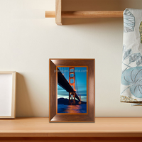 Bingkai foto Digital 10.1 "Pro, kayu cerdas IPS dengan WiFi, bingkai foto Digital pasang di dinding, putar otomatis, video foto melalui Frameo