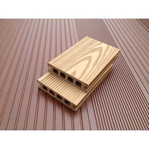 China Dek Board Composiet Wpc <span class=keywords><strong>Decking</strong></span> 3M 4M In Voorraad Tuin Houten Vloer Boord Wpc Vloerpanelen Gebruikt Composiet Terrasplanken - Product Image 5