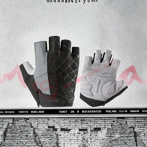 Guantes de Ciclismo Unisex al por Mayor, de Medio Dedo, Universales, para Todas las Estaciones, Deportivos, Antideslizantes, Transpirables y Resistentes al Sudor - Product Image 3