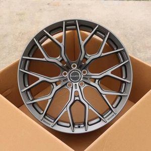 Jantes en alliage d'aluminium forgé OEM 20-21 pouces, concaves profondes, 5x112/5x114.3/5x120, noir mat, haute performance - Product Image 5