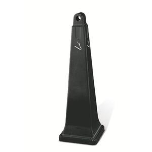 Cenicer cono Negro ที่เขี่ยบุหรี่ groundskeeper สีดำใช้งานกลางแจ้ง - Product Image 1
