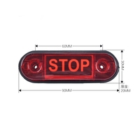 Feu de gabarit LED personnalisé pour camion et remorque, compatible Scania DAF Volvo MAN Benz Mercedes, 5 couleurs, 12V 24V, étanche, décoratif