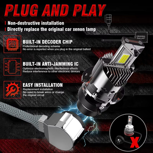 Kit complet de phares LED pour voiture, vente chaude, 70W, 30000LM, D4S D1S D2S D3S D5S D8S D1R D2R D3R D4R D5R D8R - Product Image 4