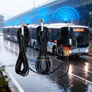 <span class=keywords><strong>Antena</strong></span> Combinada MIMO 4G LTE 5G de Alta Ganancia 2 en 1 Omnidireccional Impermeable para Exteriores con Montaje de Tornillo para Gabinete, GPS + WIFI Activo - Product Image 2