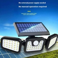 Lampes solaires de jardin avec détecteur de mouvement, décoration de jardin, lampe solaire, lampe murale extérieure, lampes solaires LED