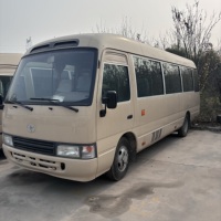 Toyota Coaster 2019, minibus scolaire d'occasion, caravane, LHD, diesel, 30 places, en bon état