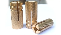 Chevilles d'expansion à enfoncer M12 galvanisées en acier au carbone haute résistance, amovibles, résistance à la cisaillement 5 000 lb, capacité 2000