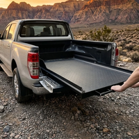 Plateau coulissant universel en aluminium haute résistance pour benne de camion, idéal pour Ford F-150, Nissan, RAM, Toyota Tacoma, Hilux, BYD