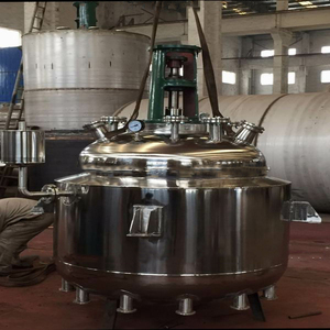 Reactor automático de chaqueta agitada Resina de poliéster Proyecto de reactor químico llave en mano Capacidad de recubrimiento de caja de cambios Motor alto - Product Image 1