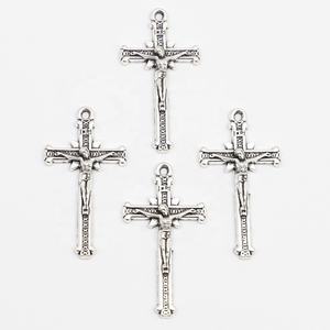 1,4 pulgadas católico INRI <span class=keywords><strong>Rosario</strong></span> <span class=keywords><strong>crucifijo</strong></span> Cruz religiosa cristiana aleación joyería <span class=keywords><strong>para</strong></span> regalo - Product Image 2