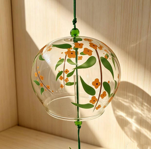 Carillon éolien DIY au design Art <span class=keywords><strong>Déco</strong></span> personnalisé avec pompons, écologique, pour la décoration intérieure, idéal pour Anniversaire, Saint-Valentin, Mariage, Festival du Printemps - Product Image 2