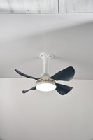 Ampoule de ventilateur LED à changement de couleur 48W E27 B22 Socket Ventilateur de plafond avec lumières Amovible 6 pales Contrôle mural