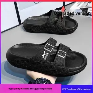 Chaussures d'été pour hommes, antidérapantes, résistantes à l'usure et tongs de plage à une seule ligne - Product Image 6