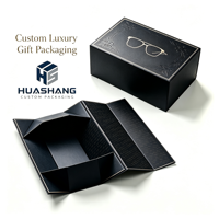Boîte cadeau magnétique pliable personnalisée en carton de luxe avec logo, emballage en gros pour vêtements
