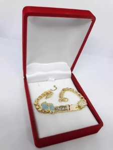 Regali di Compleanno per Bambini, Gioielli Personalizzati con Nome, Braccialetti con Corona di Fiori e Nome del <span class=keywords><strong>Bambino</strong></span> per Bambini - Product Image 3