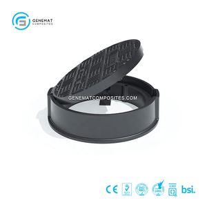 복합 라운드 SMC 맨홀 커버 en124 D400-C/O <span class=keywords><strong>600mm</strong></span> 힌지 잠금 및 씰링 - Product Image 2