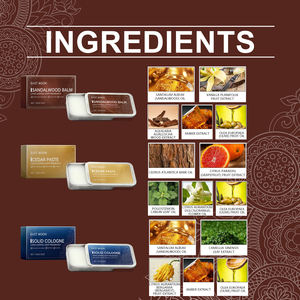 Bálsamo Sólido para Hombre East <span class=keywords><strong>Moon</strong></span> (Fragancia de Cedro), Bálsamo Sólido Portátil, Aroma Fresco y Duradero, No Pegajoso - Product Image 5