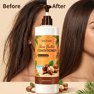 Acondicionador Profesional para el Cabello JINSME 500ml con Aceite de Argán y Manteca de Karité, con Polifenoles Naturales, Marca Privada OEM/ODM - Product Image 4