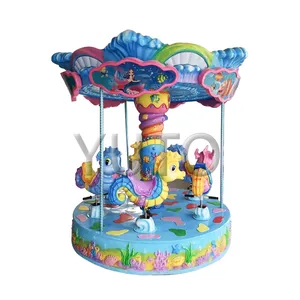 4 Plyers kids Carousle Ride For Sale|Factory Price Amusement Ride For Sale|China Merry Gose Round For Sale