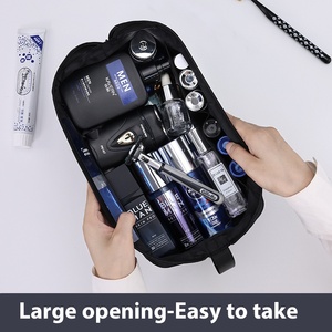 Nuevo producto, bolsa de aseo de doble capa con separación para artículos secos y húmedos, impermeable, de alta gama, portátil, para viajes, para hombres. - Product Image 3