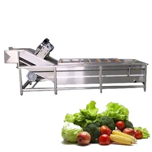 Industrial Fresh Vegetable Fruits Cleaning Drying Processing Machinery Vegetable Washing Line
