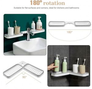 Bathroom Corner Shampoo <b>Storage</b> <b>Rack</b> Holder Shower <b>Rack</b> Adhesive Corner Shower Caddy Corner <b>Storage</b> for Bathroom & <b>Kitchen</b> - Product Image 3