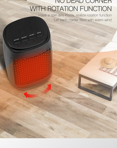Amazon Hotsale 1200W Chambre Froid Puissant/Air Chaud PTC <span class=keywords><strong>Radiateur</strong></span> <span class=keywords><strong>Soufflant</strong></span>, Mini Portable Espace Personnel Plus Chaud - Product Image 5