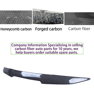 Aileron arrière en fibre de carbone style nid d'abeille PSM pour BMW Série 3 E92 Coupé et E92 2005-2013 - Product Image 4