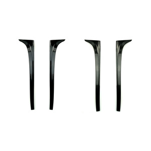 สติ๊กเกอร์สปอยเลอร์หลังรถยนต์ Volkswagen Golf 7 R Line สีดำ Piano Black ลายคาร์บอนไฟเบอร์ ปี 2013-2019 วัสดุ ABS ทรง Ducktail อะไหล่ตกแต่ง - Product Image 2