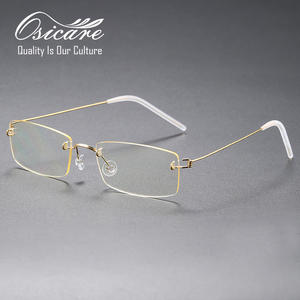 نظارات osare بعلامة تجارية فاخرة مطبوعة نظارات ألمانية نظارات كلاسيكية بدون إطار نظارات عيون بدون برغي إطارات بصرية من التيتانيوم - Product Image 3