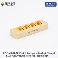 Connecteur coaxial 4SMA 18 GHz, type D, hermétique, pour automatisation industrielle, prise électrique