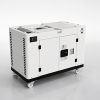 Générateur diesel super silencieux de haute qualité 50Hz 220V 24V DC Démarrage électrique 5kW-15kW Unités d'alimentation industrielles mobiles ATS