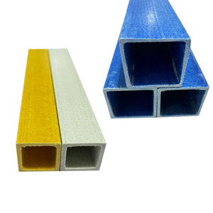 Sợi thủy tinh sợi thủy tinh gia cố nhựa purlin ngày Khung chống ăn mòn <span class=keywords><strong>pultrusion</strong></span> hồ sơ Vuông Cắt ống hình chữ nhật - Product Image 1