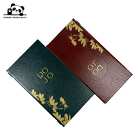 Couverture de menu en cuir personnalisée en gros, porte-menu haut de gamme A4 A5 pour restaurant, bistrot