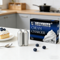 Cartouche de crème compacte de 8,4 g, idéale pour la pâtisserie et la préparation de desserts à la maison
