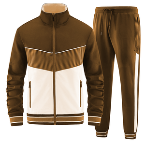 Conjunto Deportivo de Alta Calidad para Hombre, con Logotipo Personalizado, Manga Larga, Dos Piezas, 100% Poliéster - Product Image 3