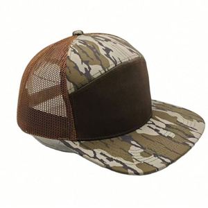 หมวกแก๊ป Richardson 168 ทรง Flat Bill ตาข่ายแบบ Trucker ลายพราง คุณภาพสูง ขายส่ง 7 แผง ปรับขนาดได้ - Product Image 2