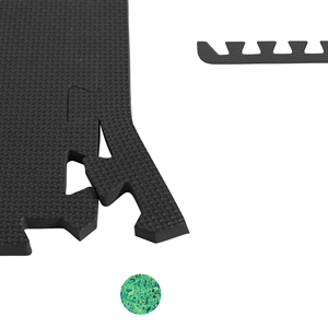 Yx <b>Floor</b> <b>Mat</b> Fitness-6/8 / 16/18 Pieces Eva 1.2cm Thick <b>Interlocking</b> Edges Unisex 6pcs/set - Product Image 1