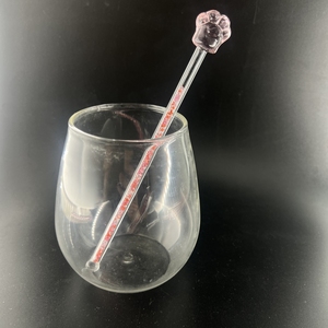 Juego de servicio de bebidas de cristal Rosa personalizado para bares, cafés, familias, fiestas, bodas, para mezcladores de bebidas de té y café - Product Image 4