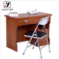 Solution économique de bureau d'ordinateur de bureau en bois une place de style moderne