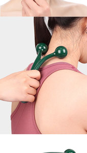 Masseur manuel à 3 têtes - Conception ergonomique pour le cou, les épaules et les pieds - Outil portable de soulagement musculaire pour la maison, le bureau et la salle de sport - Product Image 2