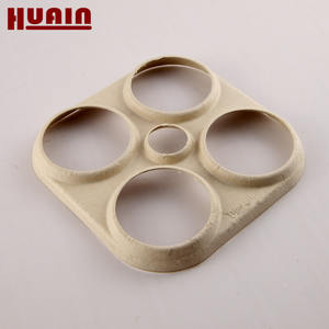 Kalıplanmış Kağıt Hamuru Çevre Dostu Bira Taşıma Kutusu 6'lı Paket Sürdürülebilir Ürün Ambalajı Kabartmalı Mat Laminasyonlu - Product Image 4