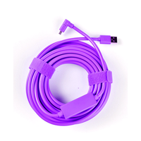 Cable de Datos USB 3.0 Mini B de 8 Pines de Alta Calidad, Autoalimentado, Plug&Play, para D7100 y Computadora, con Blindaje Trenzado de Material TPE