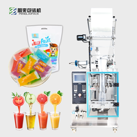Machine d'emballage de tubes à sucettes glacées à grande vitesse pour jus/gelée/sucettes glacées