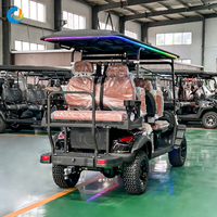 Voiturette de golf électrique à faible vitesse homologuée pour la route, 6 places, certifiée CE, longue autonomie, prix usine, pour usage urbain