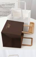 Sac en papier kraft jetable écologique personnalisé pour la restauration indienne à emporter avec emballage biodégradable